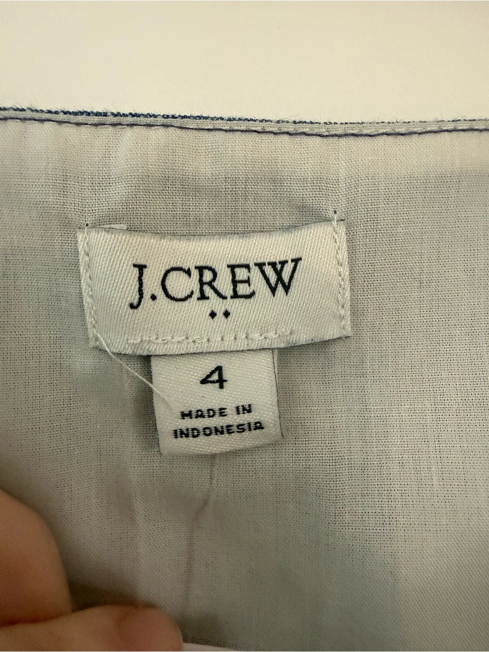 J. Crew Light Chambray Spaghetti Strap Cami